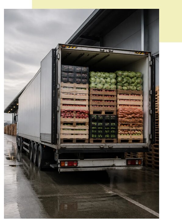 Перевозка плодоовощной продукции в Ачинск по цене от 5065 р. | Агросервис-Чнс