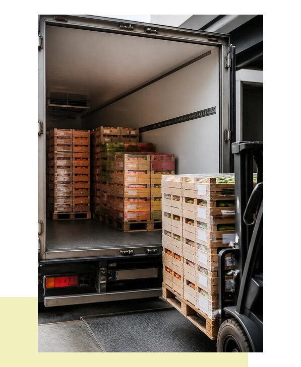 Перевозка сельхозпродукции на паллетах с доставкой в Ачинск